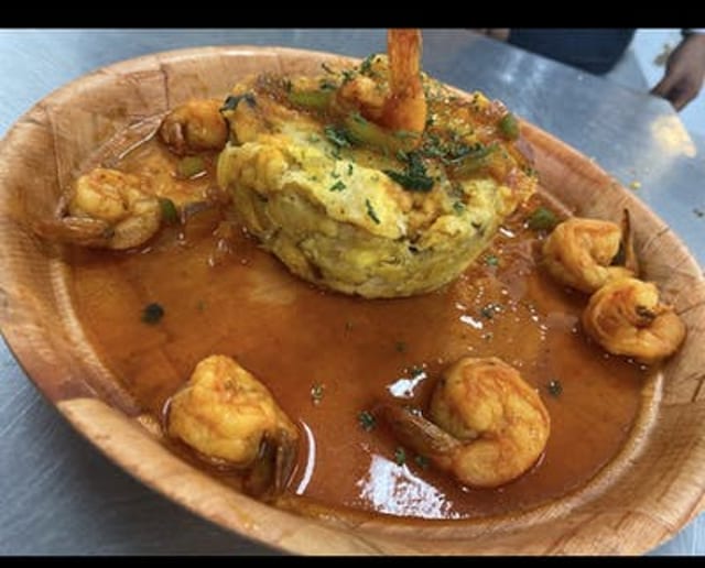 Mofongo Camarones Salteados.