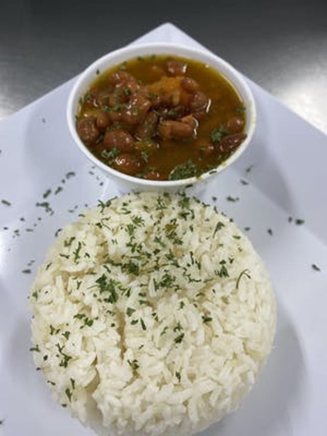 Arroz con Habichelas.