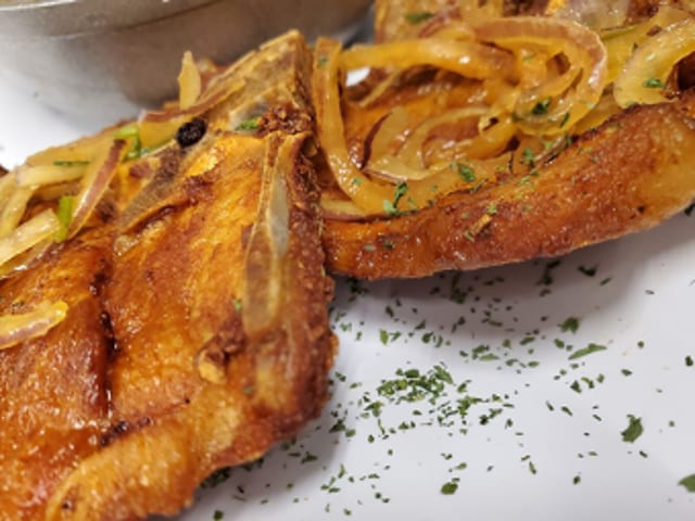 Chuleta Frita Nino (Fried Pork Chops).
